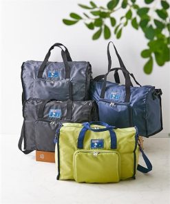 PEANUTS バッグ（鞄） スヌーピー ポケッタブル シンプル 無地 ボストン 2WAY A4対応 キャラクター ショルダー コンパクト 軽量 旅行 サブバッグ (アクアカルダ)