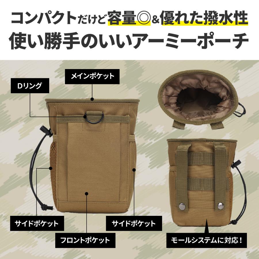ベルトポーチ メンズ 仕事用 迷彩 ウエストポーチ スマホポーチ 撥水 バッグ ヒップバッグ アーミー ミリタリー ボディバッグ 大容量 おしゃれ 作業用 - 画像 (8)